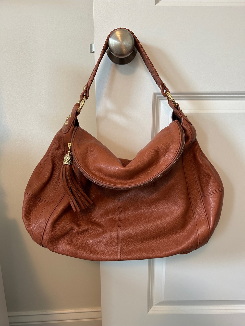 Onna Ehrlich Cognac Rachel Bag